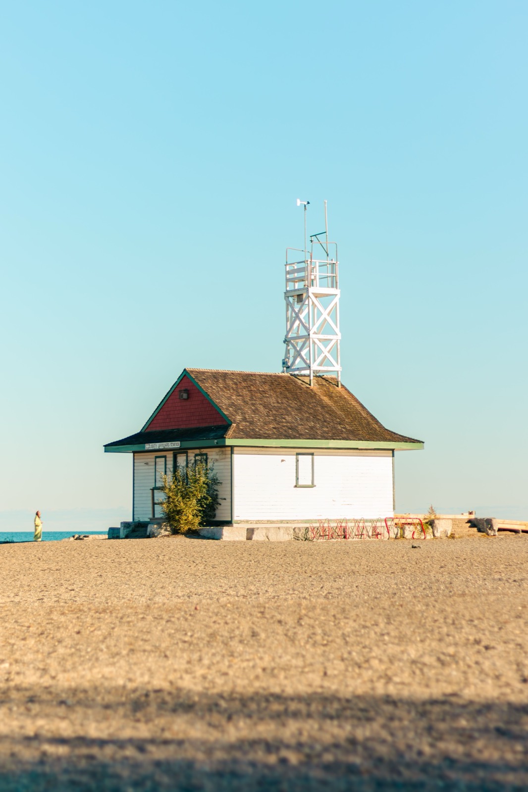 The Leuty lifeguard station at the Beaches in Toronto